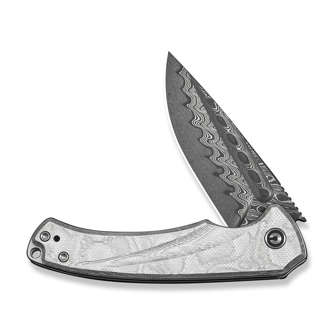 Civivi Voidflare Folding Knife G10/Aluminum Foil Handle Damascus