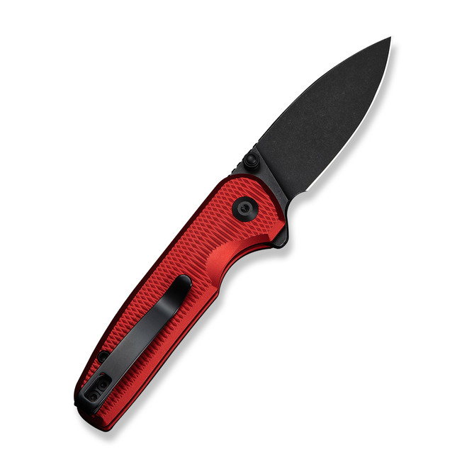 b＊e Civivi Mini Shakan Folding Knife Red Aluminum Handle Nitro-V Plain