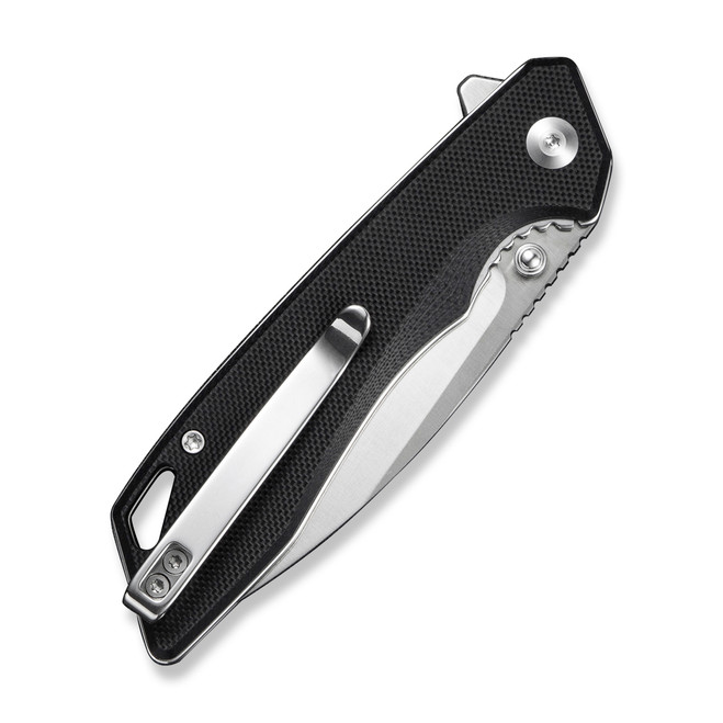 Sencut Stratex Folding Knife Black G10 Handle 9Cr18MoV Plain Edge