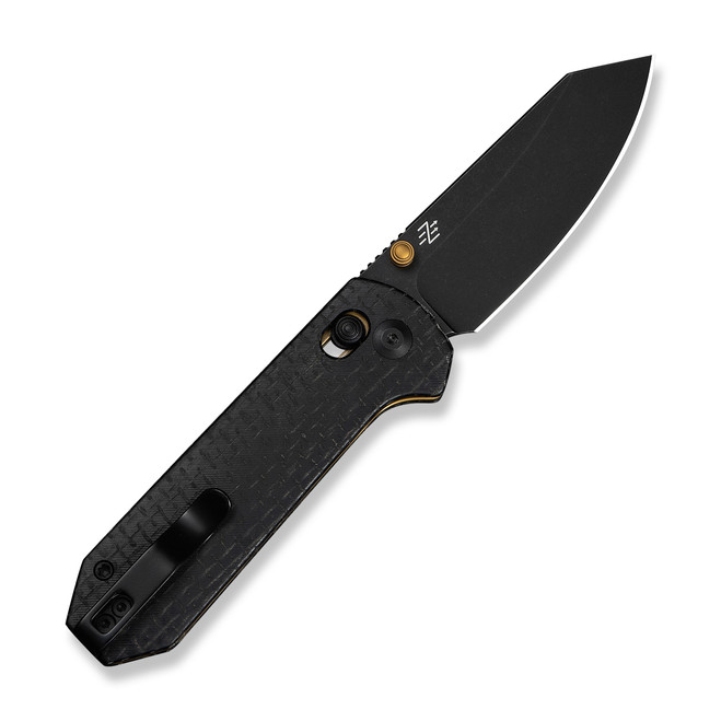 Civivi Yonder Folding Knife Black Burlap Micarta Handle 14C28N