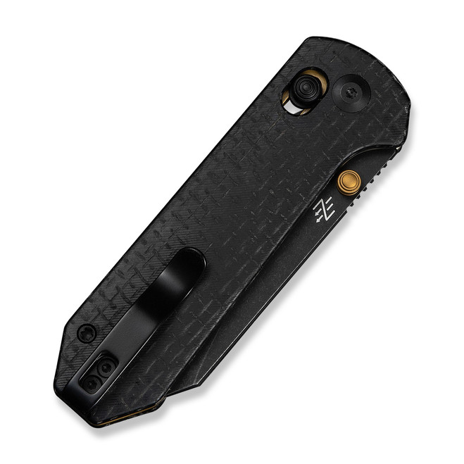 Civivi Yonder Folding Knife Black Burlap Micarta Handle 14C28N