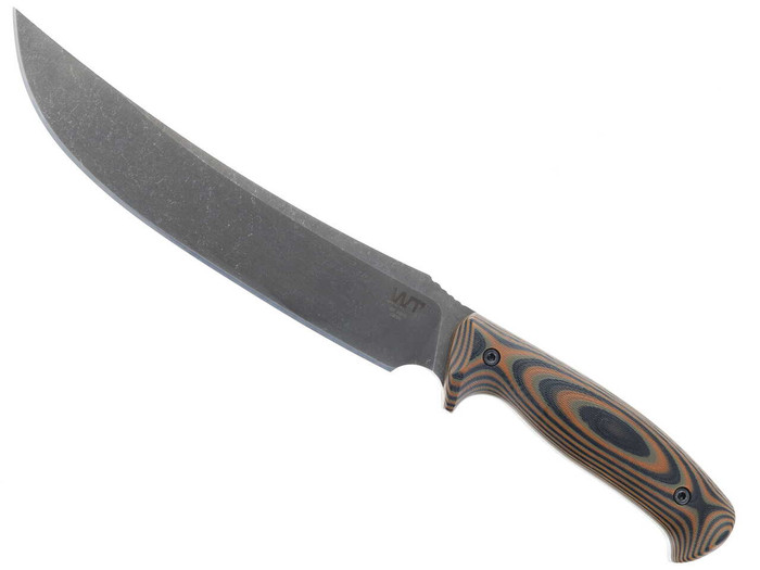 Work Tuff Gear Atayal-C Fixed Blade Knife Earth Camo G10 Handle SK85 Plain Edge Darkwash Finish