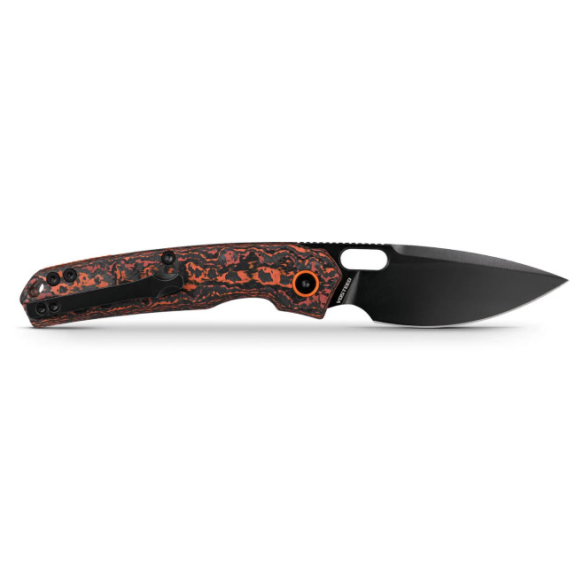 Vosteed Psyop Folding Knife Mars Valley Fat Carbon Handle Black