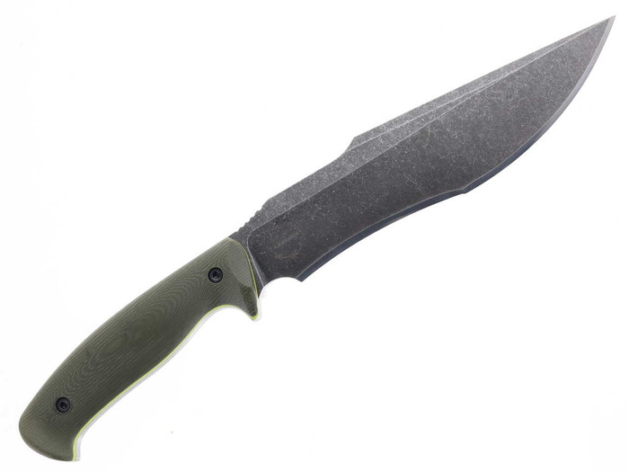 Work Tuff Gear Lanzeta-C II Fixed Blade Knife OD Green/Yellow