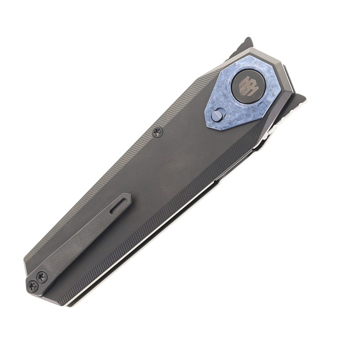 REMETTE RT-Infinite Power Folding Knife Black DLC Titanium Handle