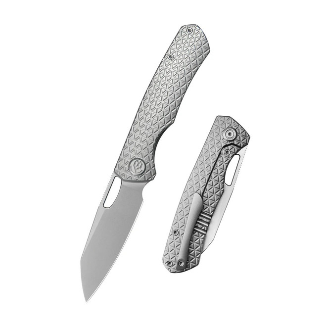KB Socius Folding  Knife Beadblast Titanium Handle S90V Tanto Point Plain Edge Beablast Finish KB300A KB Socius Folding  Knife Beadblast Titanium Handle S90V Tanto Point Plain Edge Beablast Finish KB300A