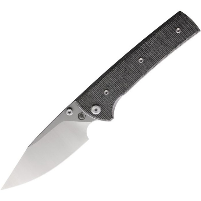 Chaves Blue Label Scapegoat 229 Folding Knife Black Canvas Micarta