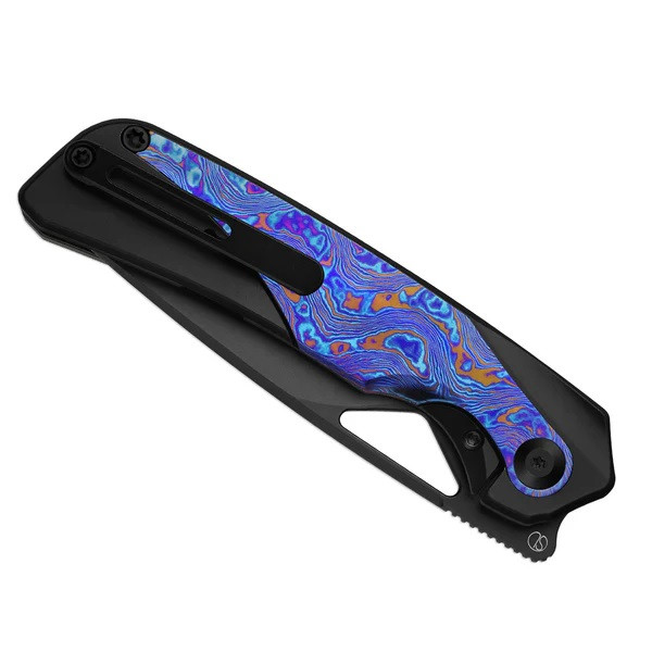 ONE OR EIGHT 専用 Kizer Topsail Folding Knife Black/Purple/Titanium/Timascus Handle