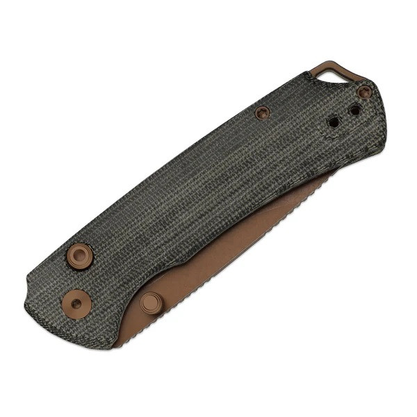 写真 Kizer T1 BD Folding Knife Gray Norplex UltreX Micarta Handle Nitro