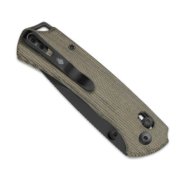 Kizer T1 CD Folding Knife Olive Green Norplex UltreX Handle Nitro