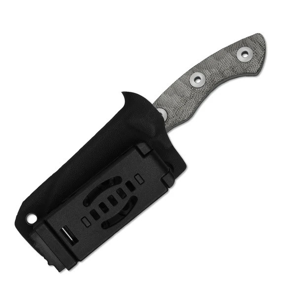 Kizer Rook Fixed Blade Knife Gray Norplex UltreX Micarta Handle 3