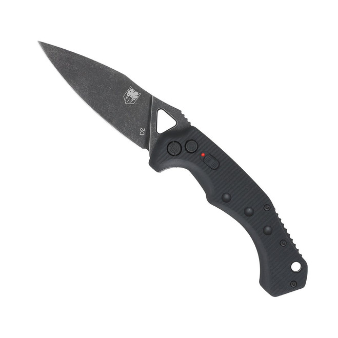 CobraTec Ryker Side Opening Button Lock Automatic Knife Black G10 Handle Stonewashed D2 Blade BAFRYK CobraTec Ryker Side Opening Button Lock Automatic Knife Black G10 Handle Stonewashed D2 Blade BAFRYK