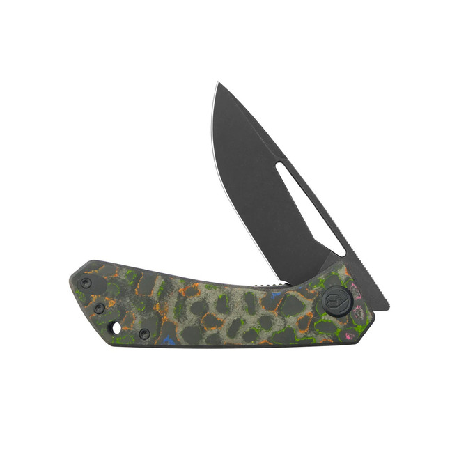 KB Thalia Folding Knife Camo Carbon Handle M390 Drop Point Plain