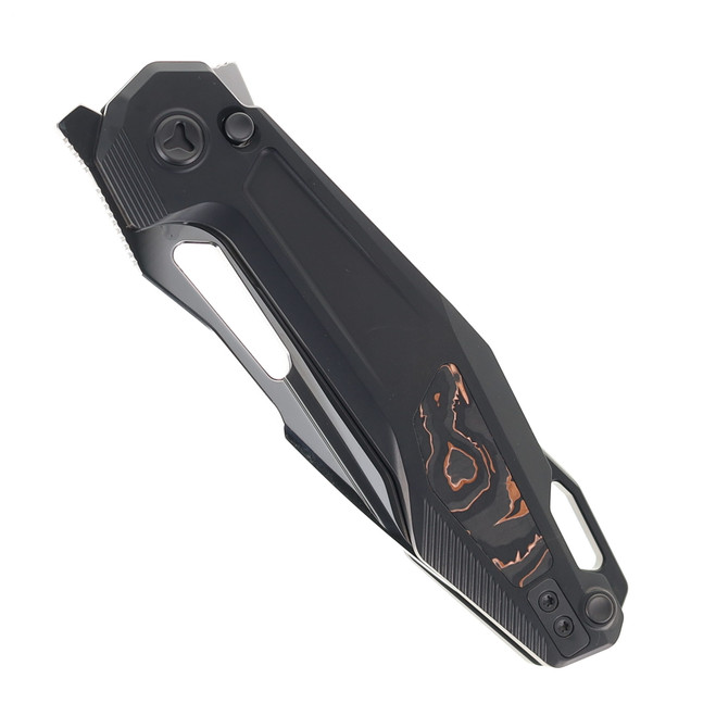 Ketuo Griffin V3 Folding Knife DLC Titanium/Copper Foil Handle