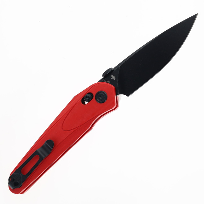 Bestech Mothus Folding Knife Red G10 Handle 14C28N Drop Point