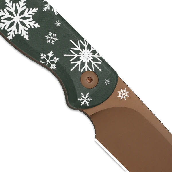 Coming 11-15) Kizer Drop Bear Fixed Blade Christmas Edition PVD