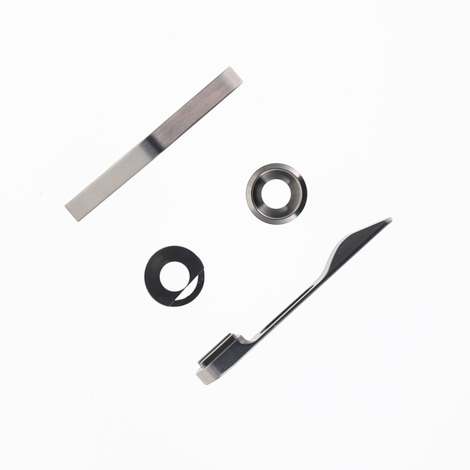 Divo Growler XL Satin Titanium Hardware Kit (Clip, Back Spacer