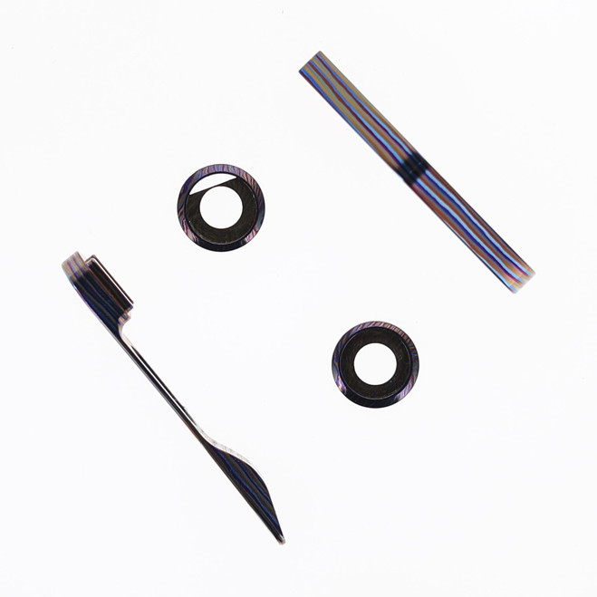 Divo Growler XL Zircuti Hardware Kit (Clip, Back Spacer, Pivot Collar)