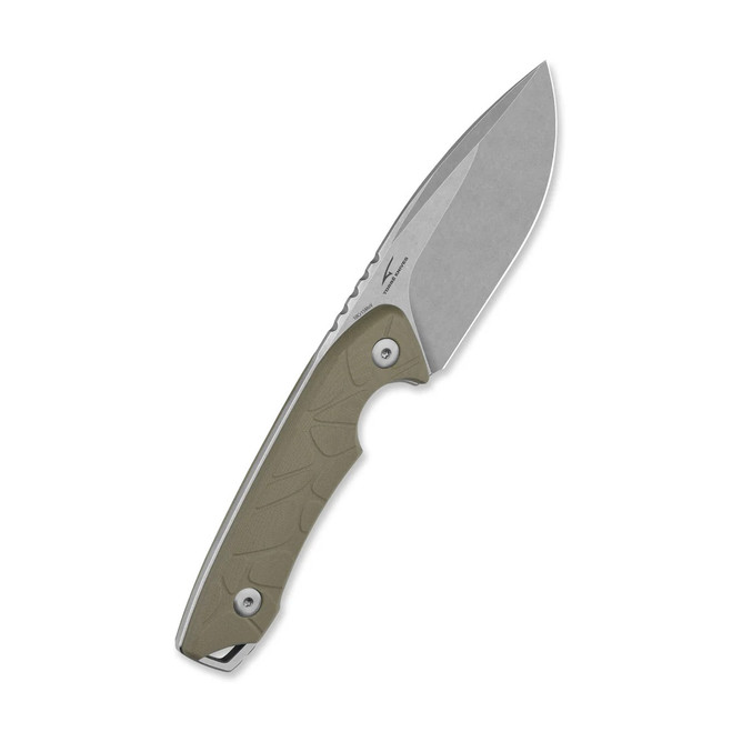 QSP Tiny TOT Fixed Blade Knife Sand G10 Handle 10Cr15MoV Plain