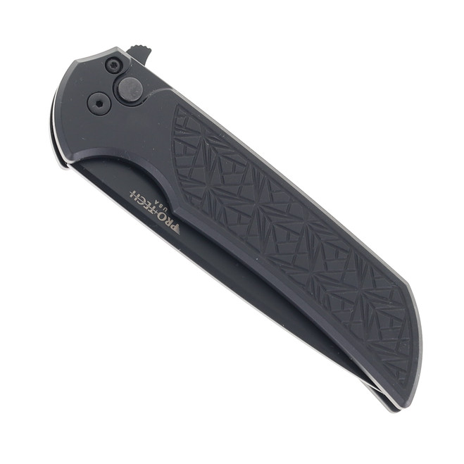 Pro-Tech Knives Mordax Folding Knife Nexus Textured Black Handle
