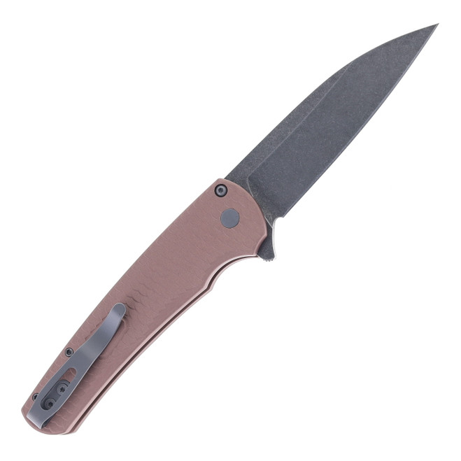 Pro-Tech Malibu Flipper Folding Knife FDE Dragon Scale Aluminum