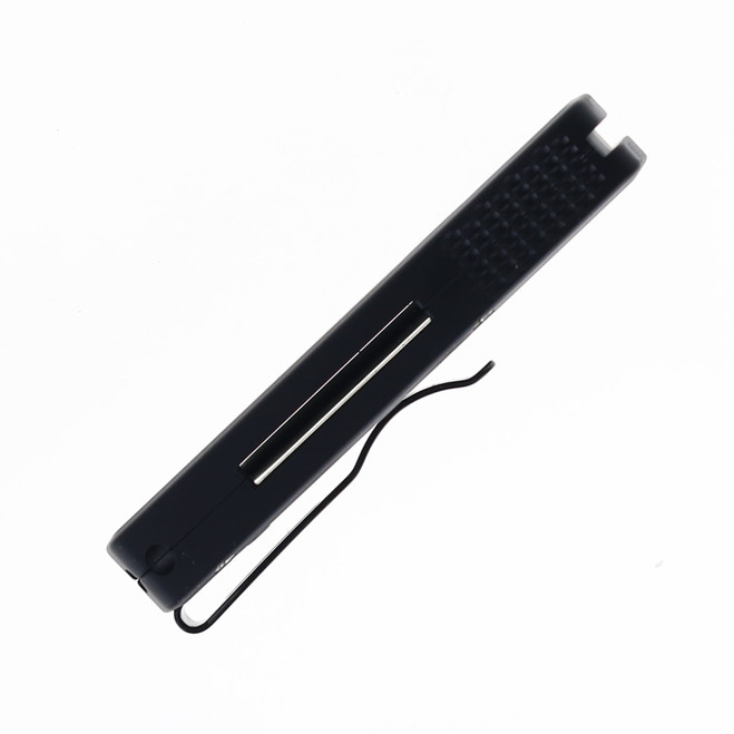 Pro-Tech Knives Runt-5 Automatic Knife Black Aluminum Handle Satin