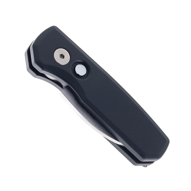Pro-Tech Knives Runt-5 Automatic Knife Black Aluminum Handle Satin