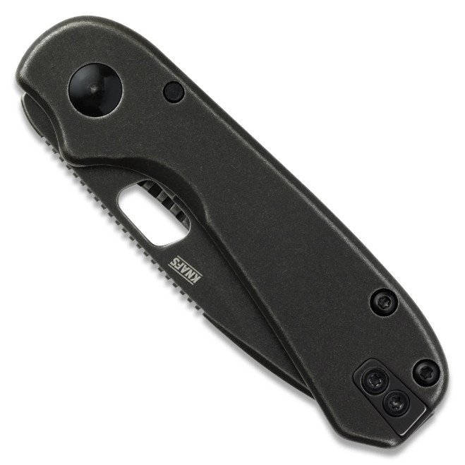 Knafs Lander 5 Folding Knife Black Stonewash 8CR14MoV Blade Black