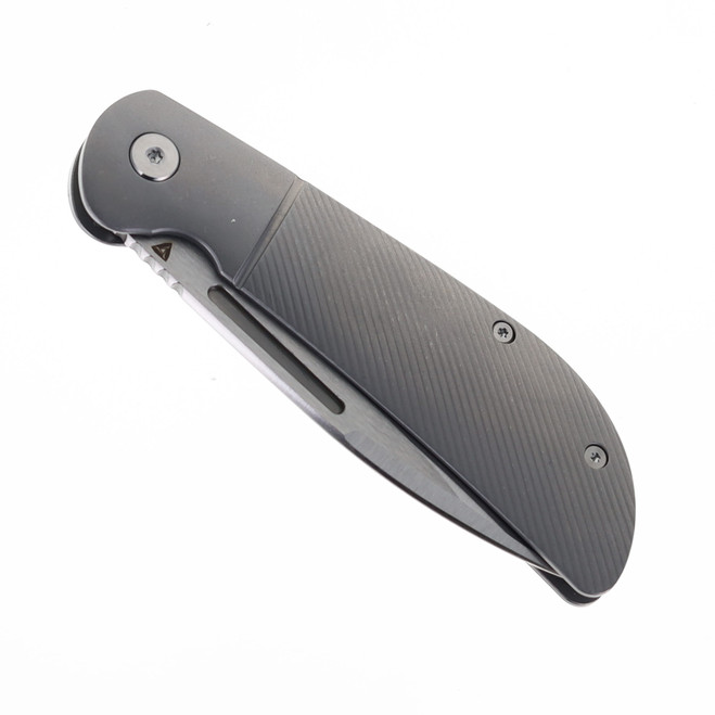 Tuya Calico Jack Folding Knife Gray Titanium Handle M390 Blade