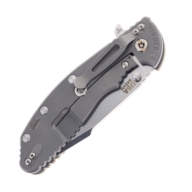 Hinderer Knives XM-24 Harpoon Spanto Blade Folding Knife Coyote