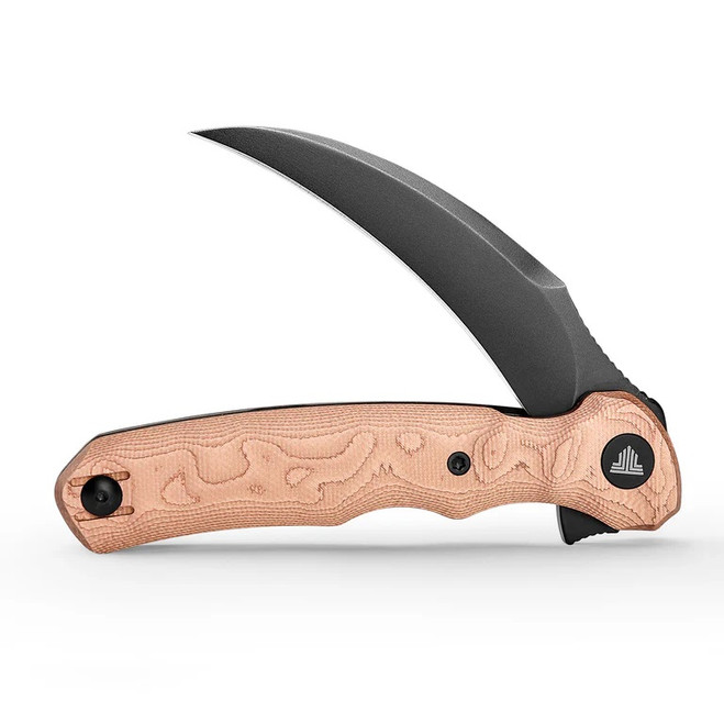 Trivisa Lacerta-CU Folding Knife Copper Foil Handle 14C28N Plain