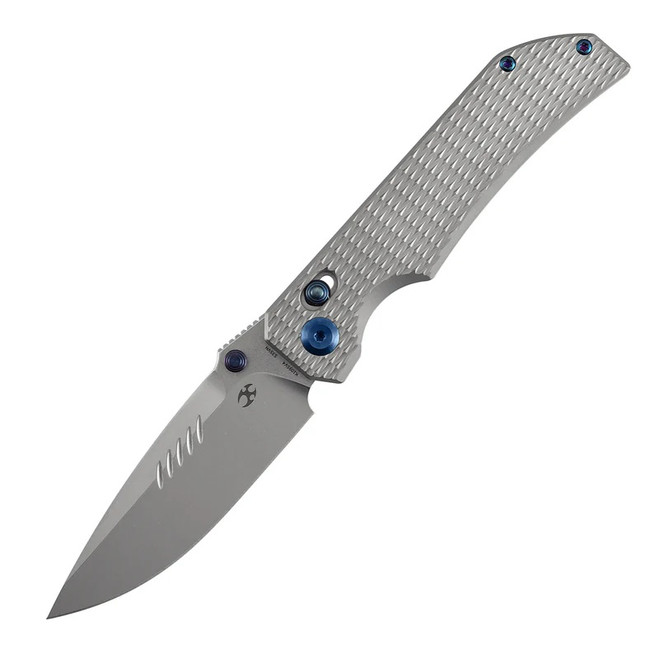 ST  Kansept EagleStrike Folding Knife Beadblast Titanium Handle S35VN