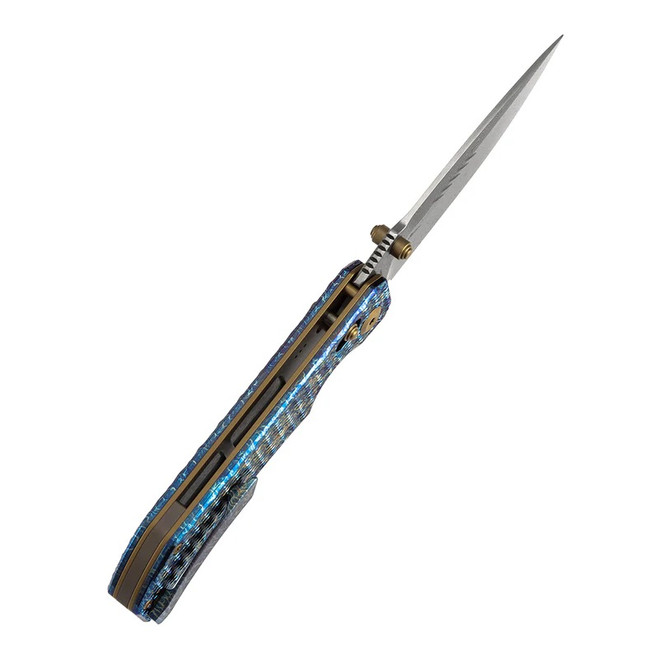 Kansept EagleStrike Folding Knife Lightning Strike Titanium Handle