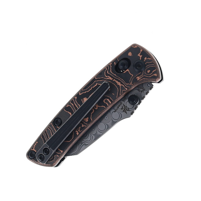 Kansept Little Main Street Folding Knife Copper Carbon Fiber