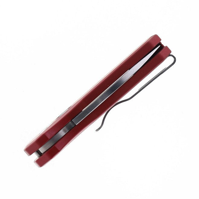 アサシン Pro-Tech Knives Red Runt 5 Automatic Knife Aluminum Red Handle