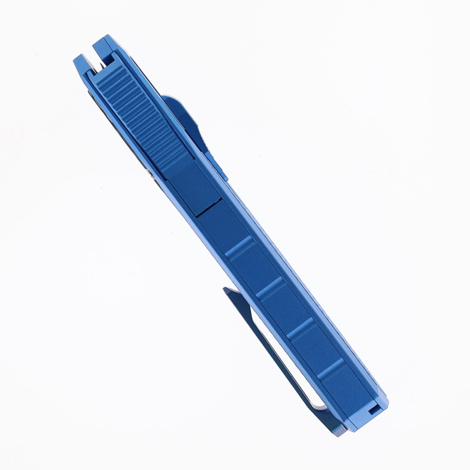 ナイフ Remette Swordfish Folding Knife Light Blue Aluminum Handle 14C28N