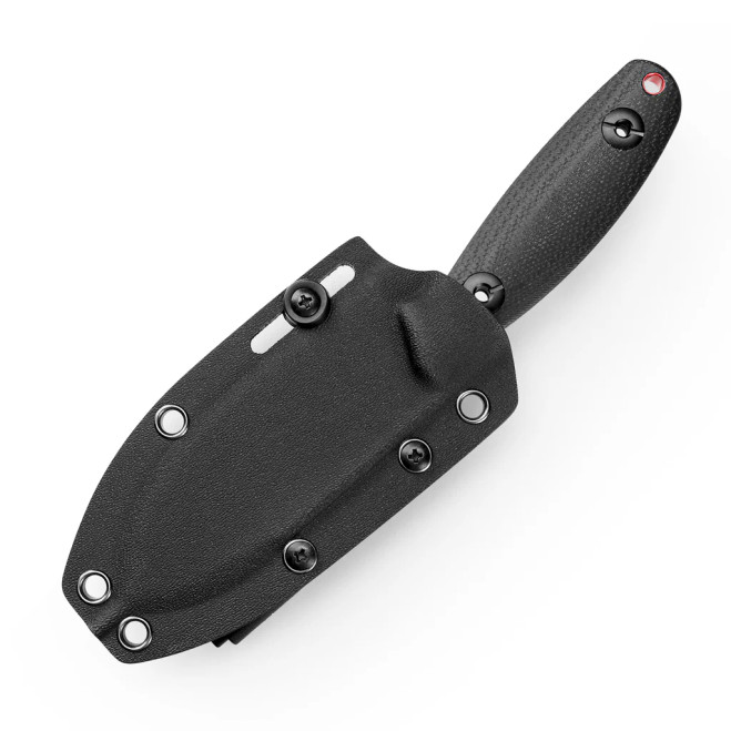 Trivisa Aubergine-BM Full-tang Straight Fixed Blade Knife 14C28N