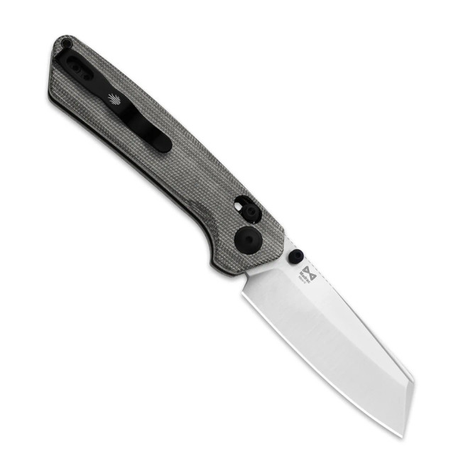 キラハクレンズ Kizer Madrac Folding Knife Black Norplex UltreX Micarta Handle