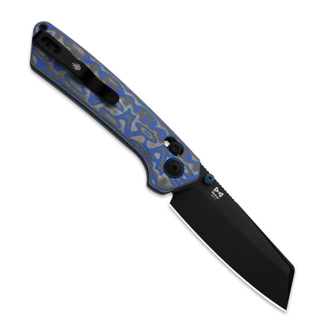 Kizer Madrac Folding Knife Multicolor Vortex Micarta Handle Nitro