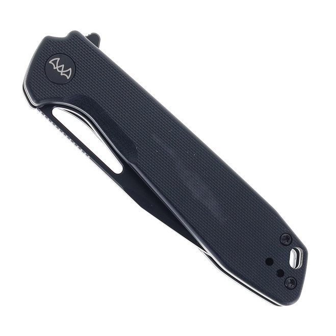 WIXCO Ragnar Folding Knife Black G10 Handle 14C28N Plain Black