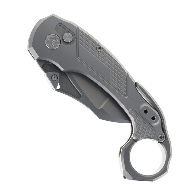 KB Knives Tactical Toucan Folding Knife Sandblast Titanium Handle