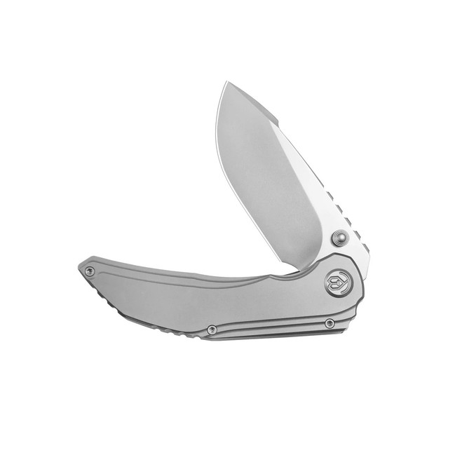 KB Knives Snorri Folding Knife Sandblast Titanium Handle M390 Drop