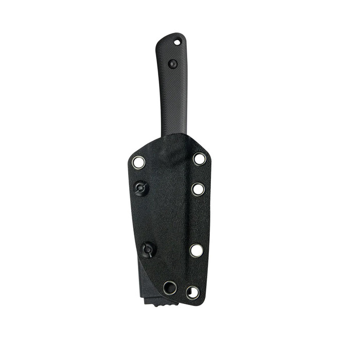 Kubey Thorn Fixed Blade Knife Black G10 Handle 14C28N Drop Point
