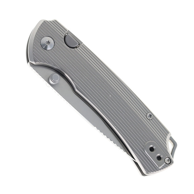 Kizer T1 BD Folding Knife Olive Green Micarta Handle Nitro-V Drop