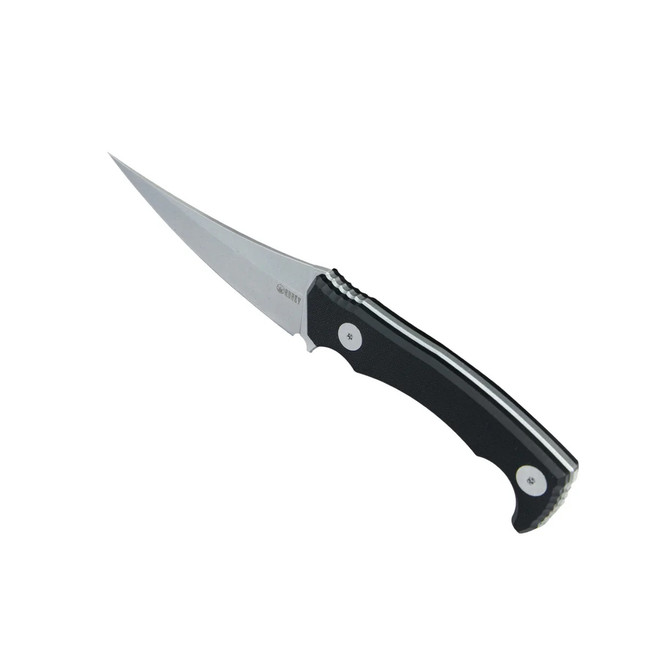 a Kubey Sicarii Fixed Blade Knife Black G10 Handle 14C28N Skinner