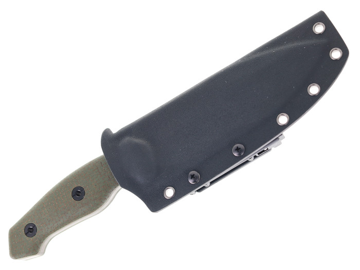 トップ まとめ Kunwu Stiffy G Fixed Blade Knife Olive Green Micarta Handle ASSAB