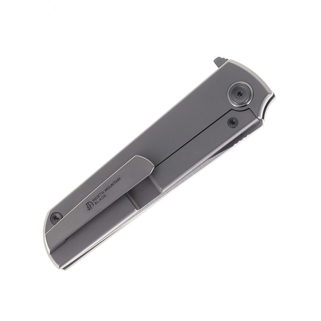 North Mountain Blades LEE Kickstop Folding Knife Flat Titanium