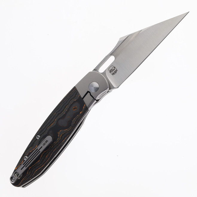 A-3 Tuya Knife Brian Edmonson BE Seaxy Folding Knife Titanium Handle