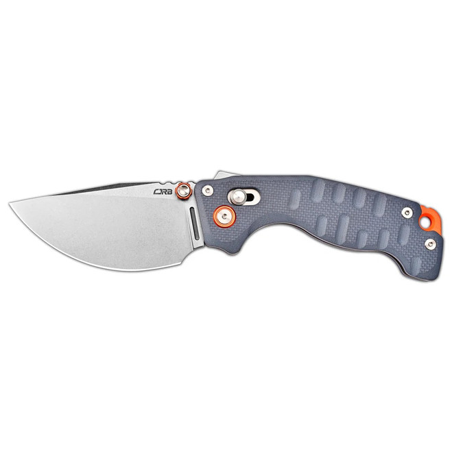 CJRB Doubletap Folding Knife Blue G10 Handle D2 Drop Point Plain