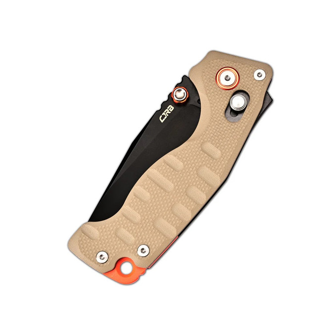 めろ CJRB Doubletap Folding Knife Desert G10 Handle D2 Drop Point Plain
